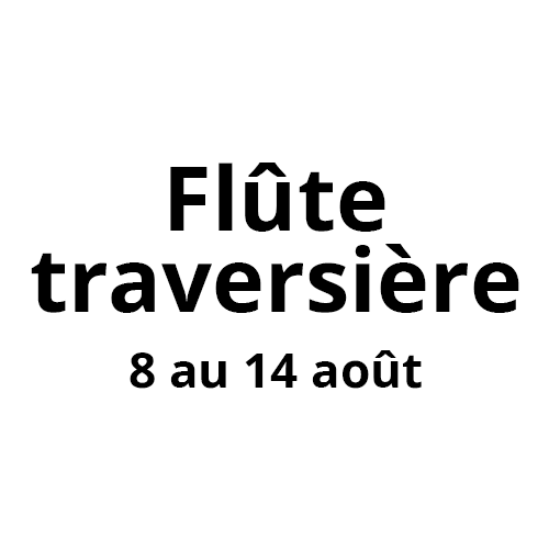 2026 – Flûte traversière