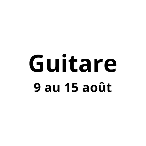 2026 – Guitare